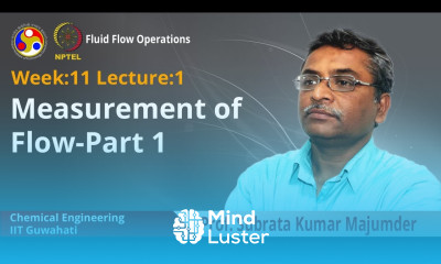 Lec 27 Measurement of Flow Part 1