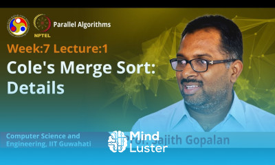 Lec19 Cole s Merge Sort Details