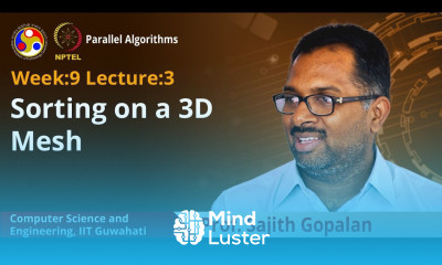 Lec 27 Sorting on a 3D mesh