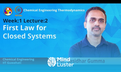 Lec 2 First law for closed systems