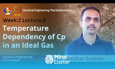 Lec 6 Temperature dependency of Cp in an ideal gas