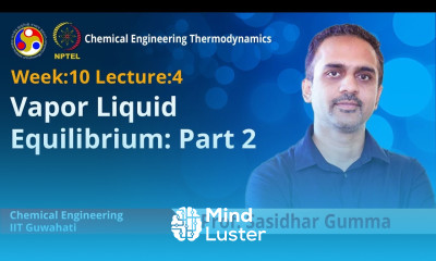 Lec 33 Vapor Liquid Equilibrium Part 2