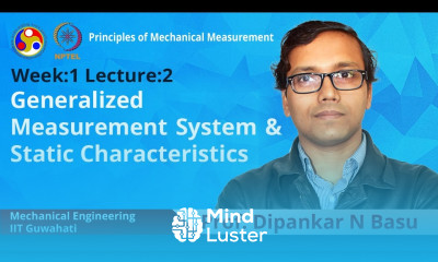 Lec 2 Generalized measurement system static characteristics