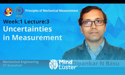 Lec 3 Uncertainties in measurement