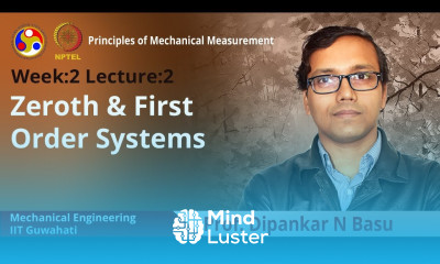 Lec 6 Zeroth first order systems