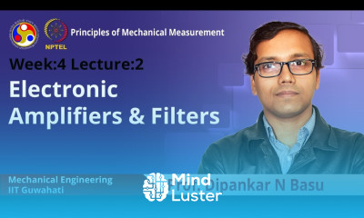 Lec 13 Electronic amplifiers filters