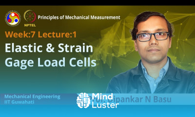 Lec 19 Elastic strain gage load cells