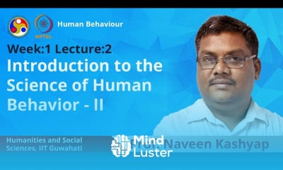 Lec 2 Introduction to the Science of Human Behavior II