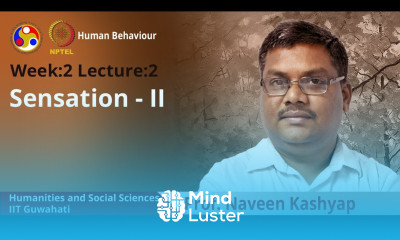 Lec 4 Sensation II