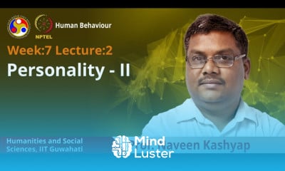 Lec 18 Personality II