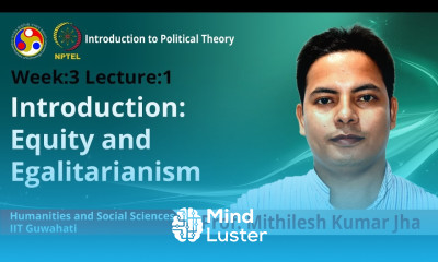 Lec 6 Introduction Equity and egalitarianism