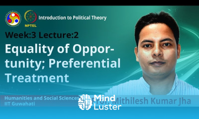 Lec 7 Equality of opportunity preferential treatment