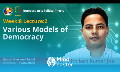 Lec 23 Various models of democracy
