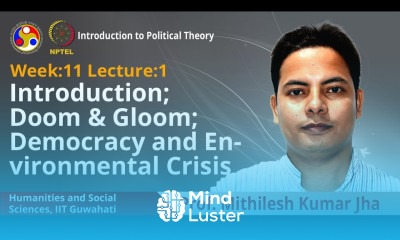 Lec 28 Introduction Doom Gloom Democracy and environmental crisis