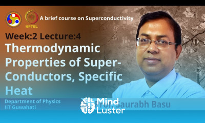 Lec 7 Thermodynamic properties of superconductors specific heat
