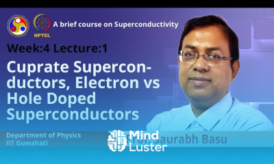Lec 12 Cuprate Superconductors electron vs hole doped superconductors