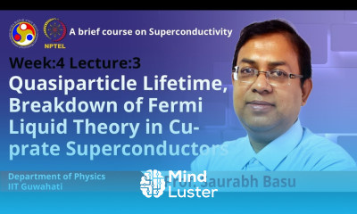 Lec 14 Quasiparticle lifetime breakdown of Fermi Liquid Theory in cuprate superconductors