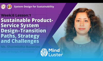 Lec 18 Sustainable Product Service System Design – Transition Paths Strategy and Challenges