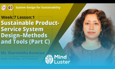 Lec 22 Sustainable Product Service System Design – Methods and Tools Part D