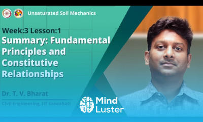 Summary Fundamental Principles and Constitutive Relationships