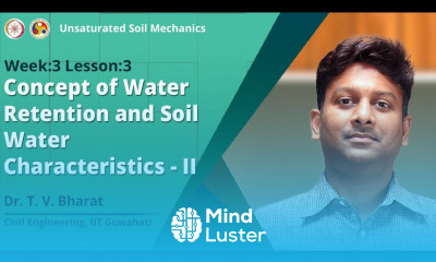 Concept of Water Retention and Soil Water Characteristics II