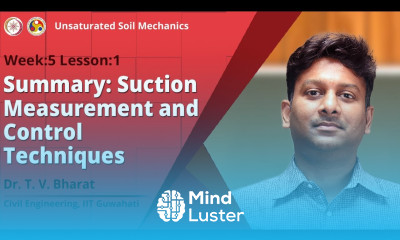 Lec 13 Summary Suction Measurement and Control Techniques