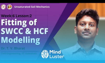 Lec 17 Fitting of SWCC HCF modelling