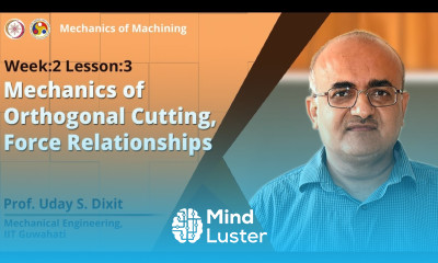 Mechanics of Orthogonal Cutting Force Relationships