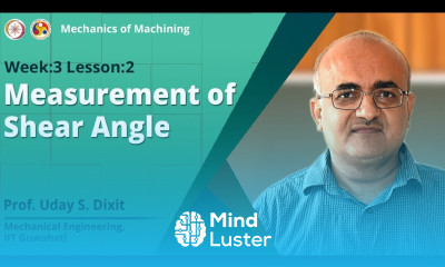 Measurement of Shear Angle