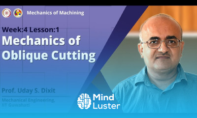 Mechanics of Oblique Cutting