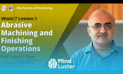 Abrasive Machining and Finishing Operations