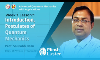 Introduction Postulates of Quantum Mechanics