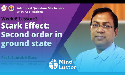 Stark Effect Second order in ground state