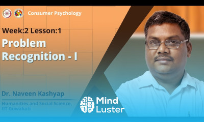 Lec 3 Problem Recognition I