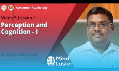 Lec 10 Perception and Cognition I