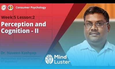 Lec 11 Perception and Cognition II