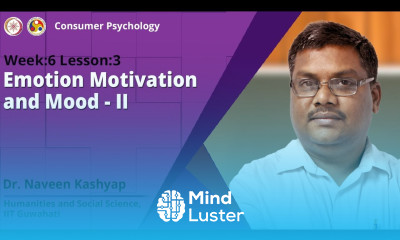 Lec 15 Emotion Motivation and Mood II