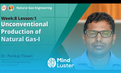 Lec 21 Unconventional production of Natural Gas