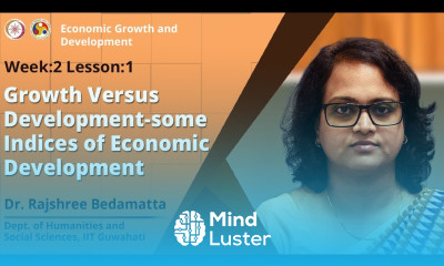 Growth versus Development some indices of economic development