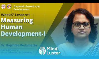 Measuring Human Development I