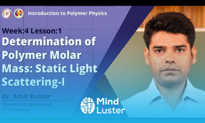 Determination of Polymer Molar Mass Static Light Scattering I