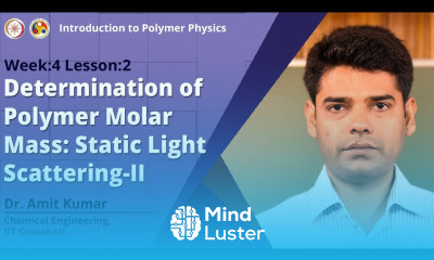 Determination of Polymer Molar Mass Static Light Scattering II