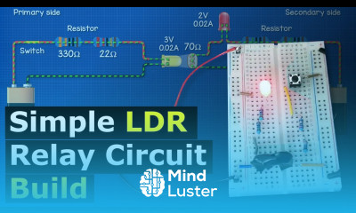 LDR and LED Circuit design Solid State Relay
