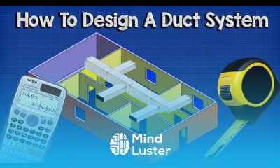 Ductwork sizing calculation and design for efficiency HVAC Basics full worked example
