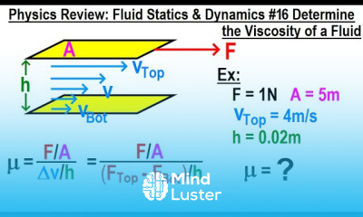 Physics Review Fluid Statics and Dynamics 16 Etermine the Viscosity Of A Fluid
