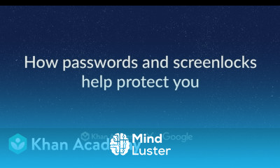 How passwords and screenlocks help protect you