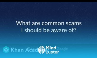 What are common scams I should be aware of
