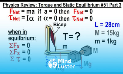 Physics Review Torque and Static Equilibrium 51 Part 3