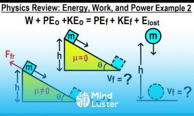 Physics Review Energy Work and Power Examples Part 2 of 7