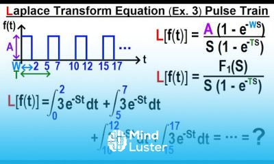 Electrical Engineering Ch 19 Laplace Transform Appl 5 of TBD Example 3 Pulse Train